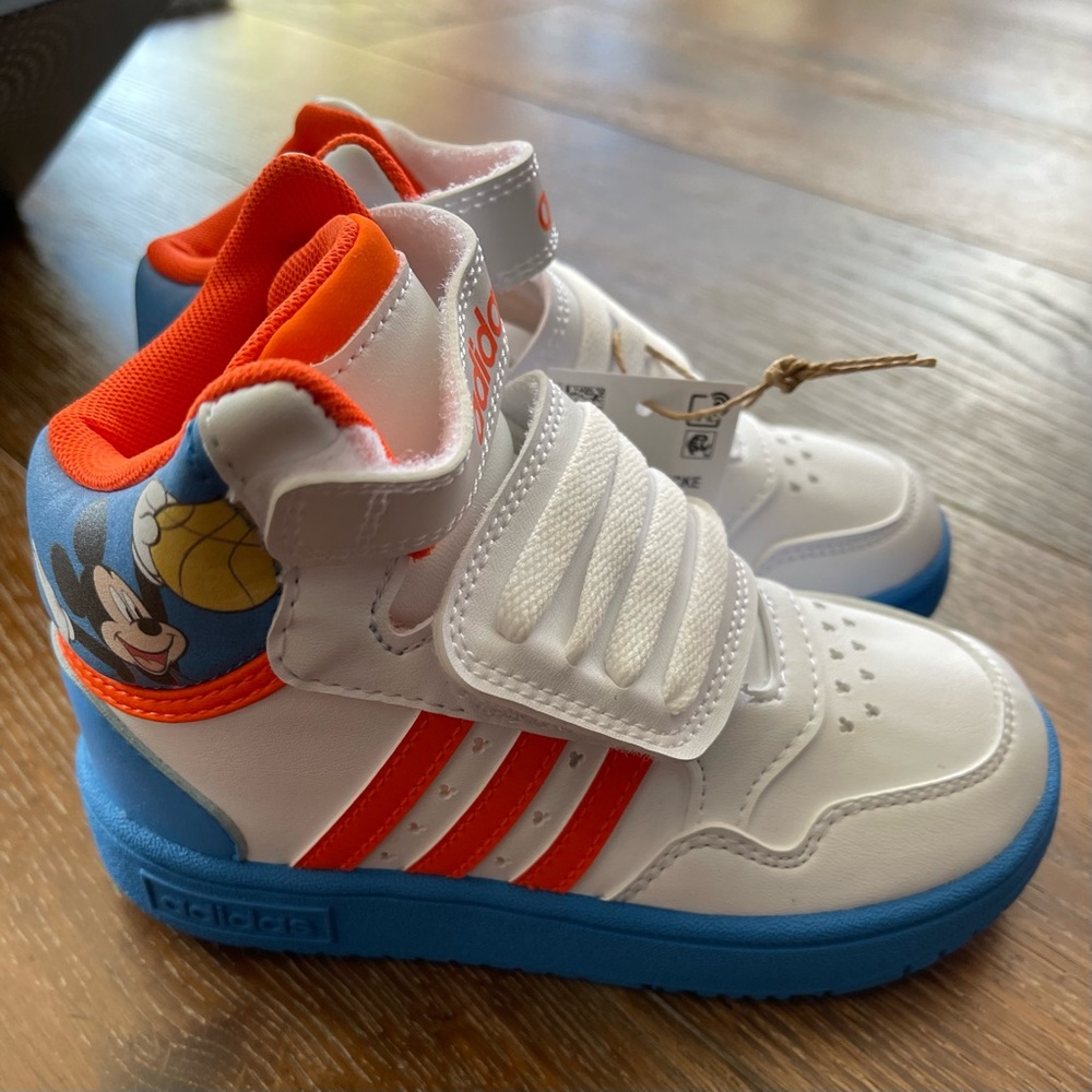 Adidas x Disney Hoops Mid 3.0 Mickey - Toddler size 10 NWT